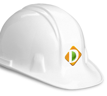 Landscape hard hat