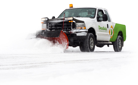 Snow removal truck