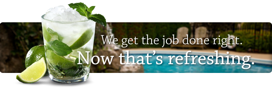 We get the job done right. Now that’s refreshing.